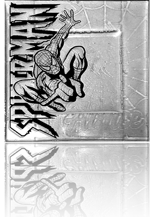 SPODERMAN GLASS PLATE